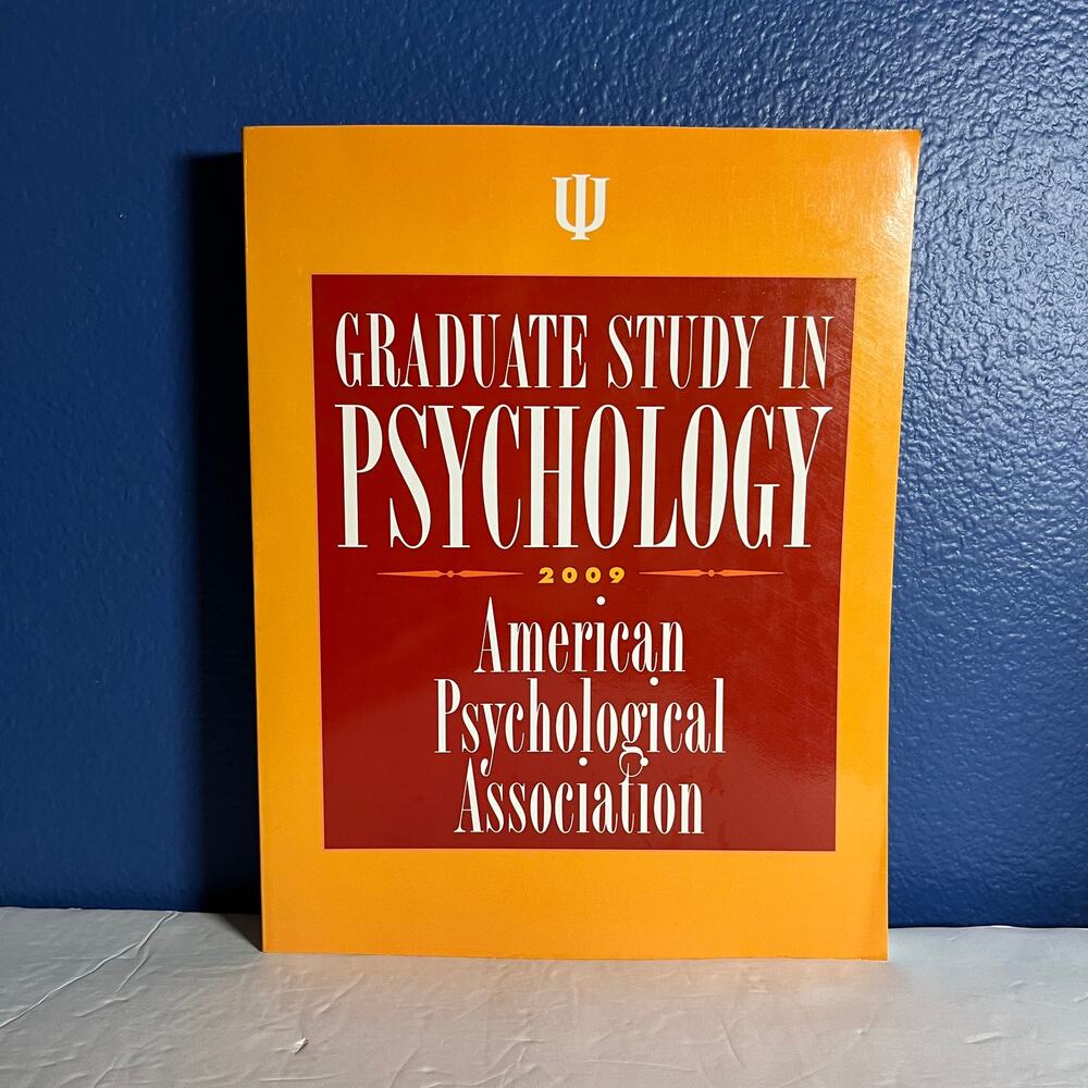 Graduate Study in Psychology Book , 2009 - American Psychological Association